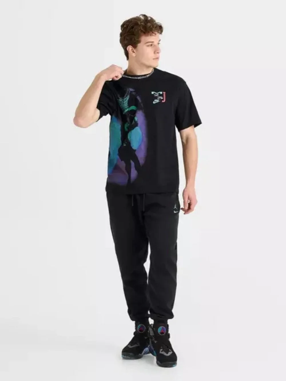 Men's Jordan Brooklyn Dream Dunk Graphic T-Shirt - Black IF3038-010